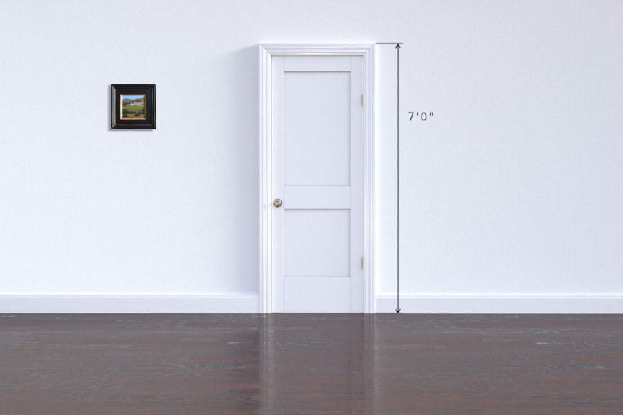 Oil painting of the McPolin Barn in Park City Utah.