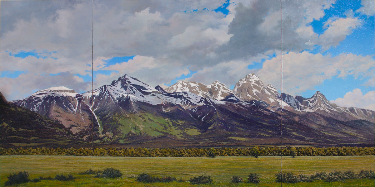 The Teton Range Mountains