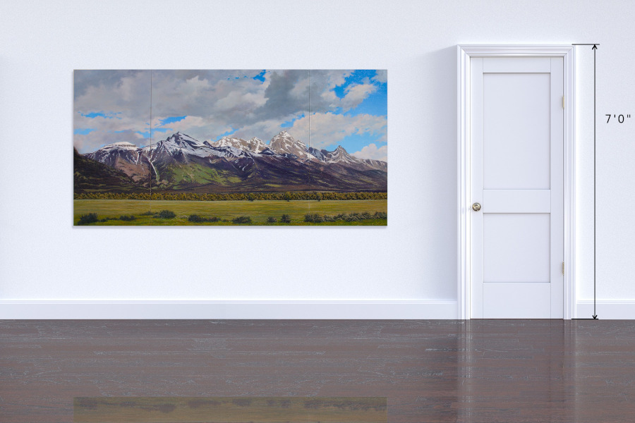 The Teton Range Mountains